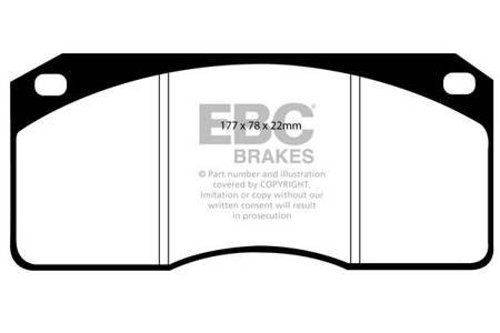 DP714 - Ein Satz Bremsbeläge serie ULTIMAX2 EBC Brakes