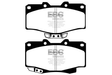 DP807 - Ein Satz Bremsbeläge serie ULTIMAX2 EBC Brakes