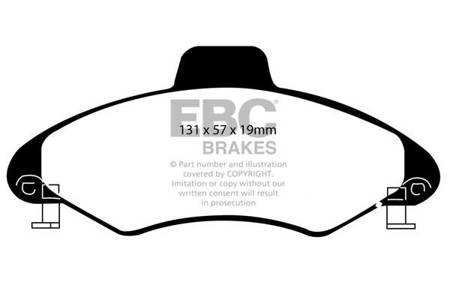 DP837/2 - Ein Satz Bremsbeläge serie ULTIMAX2 EBC Brakes