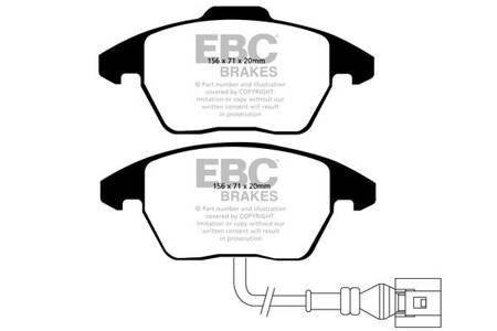 DP91517 - Ein Satz Bremsbeläge serie ORANGESTUFF EBC Brakes