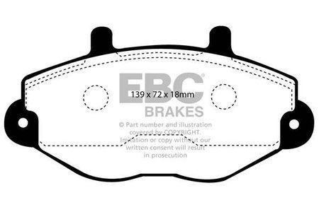 DP920 - Ein Satz Bremsbeläge serie ULTIMAX2 EBC Brakes