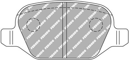 Ferodo DS Performance Bremsbeläge hinten FDS1349 Alfa Romeo 147 937 156 932 Sportwagon GT LANCIA Dedra 835 DEDRA SW Lybra 839AX LYBRA 839BX