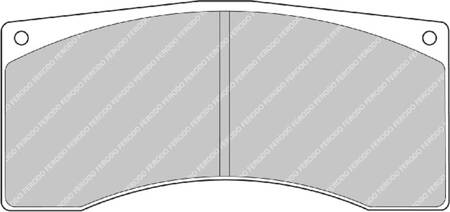 Ferodo Racing DS1.11 Hinterradbremsbelag FRP302W ASTON MARTIN Vantage CITROEN Saxo MCLAREN 570 S PORSCHE 911 992 997 