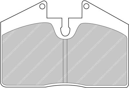 Ferodo Racing DS1.11 Vorderradbremsbelag FCP451W FERRARI 348 456 GT/GTA 512 F355 F512M MASERATI 3200 GT Spyder Coupe' PORSCHE 911 911 964 993 928 944 968 993