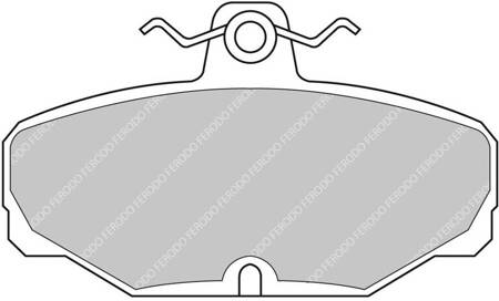 Ferodo Racing DS2500 Hinterradbremsbelag FCP408H CATERHAM 21 models Super Seven FORD Escort 5 Granada Scorpio Sierra Sierra Cosworth Sapphire GINETTA G 40 MERCURY Merkur TVR Cerbera Chimaera Griffith,