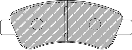 Ferodo Racing DS2500 Vorderradbremsbelag FCP1399H CITROEN Berlingo Berlingo Box C-ELYSEE C2 C3 FC II Picasso C4 DS3 Xsara Xsara Picasso N68 PEUGEOT 1007 206 207 WA_ WC Saloon Sw WK Van 208 307 Partner/Ranch,