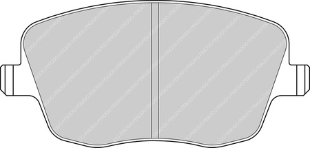 Ferodo Racing DS2500 Vorderradbremsbelag FCP1419H SEAT Cordoba III Ibiza IV 6L1 V Sportcoupe 6J1,6P1 SKODA Fabia VOLKSWAGEN Polo 9N III 