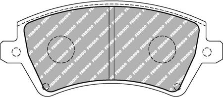 Ferodo Racing DS2500 Vorderradbremsbelag FCP1573H TOYOTA Corolla,