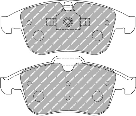 Ferodo Racing DS2500 Vorderradbremsbelag FCP4249H RENAULT Clio IV Laguna Coupe DT0/1 III III BT0/1 Grandtour KT0/1 Latitude