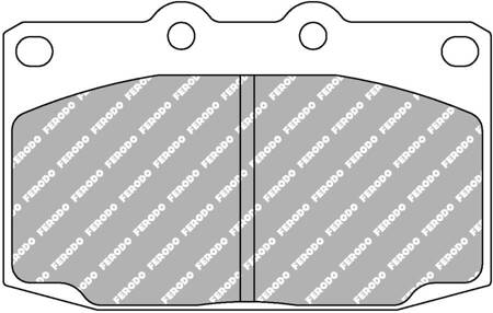 Ferodo Racing DS2500 Vorderradbremsbelag FCP483H MAZDA RX 7 III FD RX-7 I SA II FC Convertible