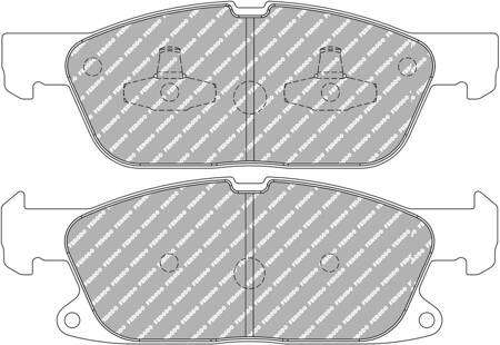 Ferodo Racing DS2500 Vorderradbremsbelag FCP4930H FORD FOCUS IV HN Turnier HP GALAXY III CK MK VAN S-MAX CJ WA6 WA6 