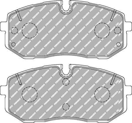 Ferodo Racing DS2500 Vorderradbremsbelag FCP5508H HYUNDAI i20 III BC3 BI3 