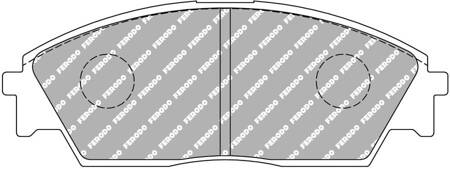Ferodo Racing DS2500 Vorderradbremsbelag FCP598H HONDA Accord Civic Civic Shuttle Coupe CRX II ED EE Prelude PRELUDE III BA BA 