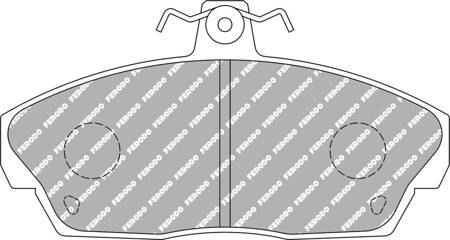 Ferodo Racing DS2500 Vorderradbremsbelag FCP613H HONDA Civic Civic Aerodeck CRX IV V Concerto LAND ROVER Freelander MG ZR ZS 200 Convertible XW Hatchback RF 214 218 220 25 400 RT 414 418 420 45 820 825 827 Cityrover Streetwise,