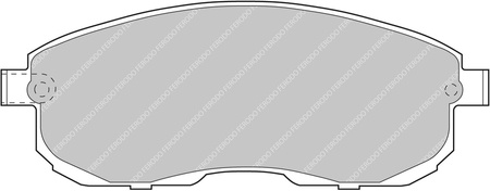 Ferodo Racing DS2500 Vorderradbremsbelag FCP691H INFINITI G20 NISSAN 200SX S13 Maxima,