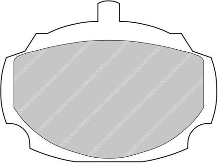 Ferodo Racing DS3.12 Vorderradbremsbelag FCP823G HUMBER Sceptre MG B SINGER Gazelle Vogue SUNBEAM Rapier Venezia