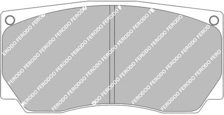 Ferodo Racing DS3000 Vorderradbremsbelag FRP3088R MITSUBISHI Lancer PEUGEOT 207