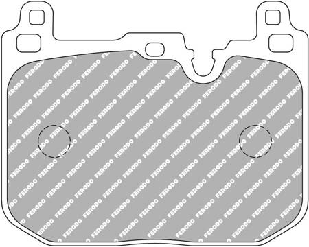 Ferodo Racing DSUNO Vorderradbremsbelag FCP4872Z MINI F55 F56 CLUBMAN F54 Convertible F57 COUNTRYMAN F60 