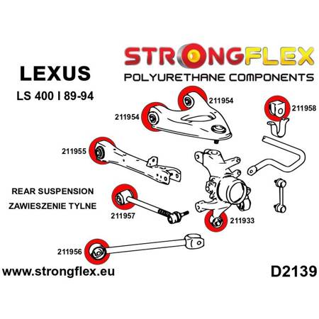 HINTERE STABILISATORBUCHSE SPORT LEXUS LS400