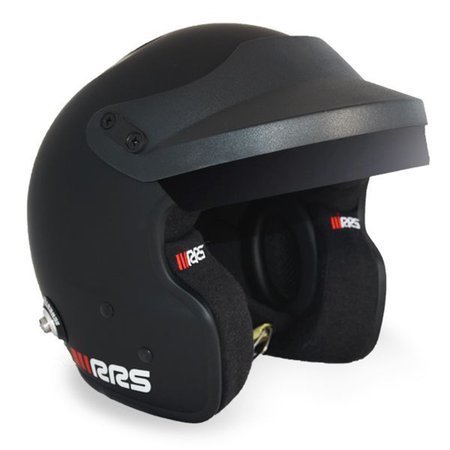 Offener Helm RRS Protect Jet Mattschwarz - Snell FIA HANS