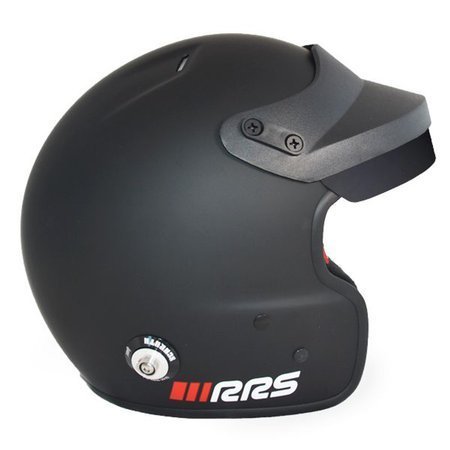 Offener Helm RRS Protect Jet Mattschwarz - Snell FIA HANS