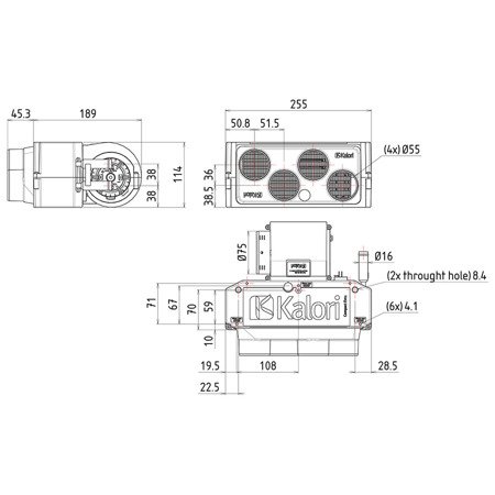 Rennheizung 4,3 kW