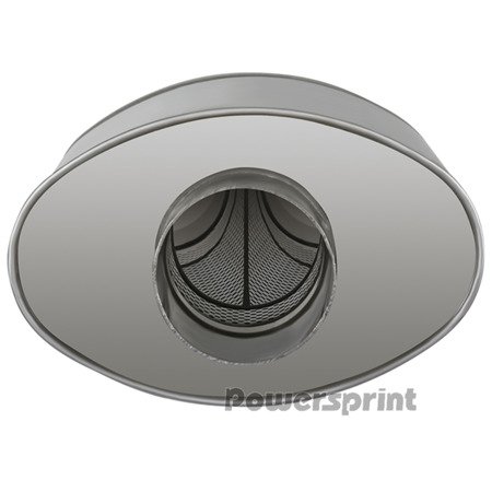 Universal Y Powersprint Kurzer Boxenschalldämpfer oval