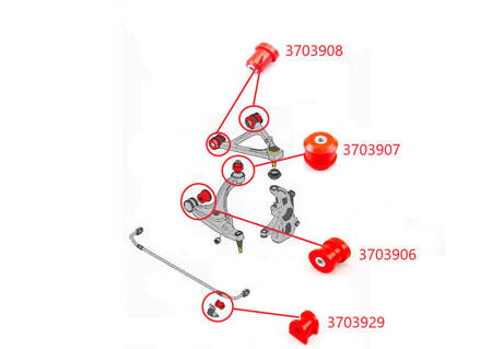 Vordere Stabilisatorbuchse - MPBS: 3703929 Mazda MX-5 NC