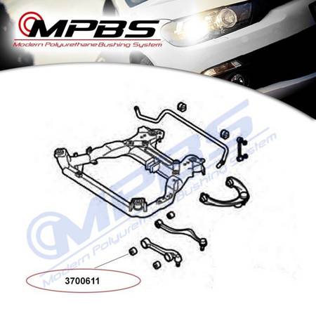 Vordere (innere) Querlenkerbuchse - MPBS: 3700611 Mazda 6,