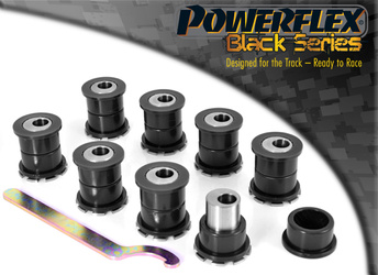Rear Upper & Lower Arm Bush - Adjustable Powerflex Polyurethane Bush Black Series Nissan SILVIA 200SX - S13, S14, & S15 (1991 - 2002) PFR46-204GBLK