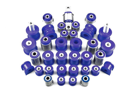 Zestaw tulei zawieszenia - rozszerzony o tuleje na most przedni - MPBS: 2900801TM Jeep Grand Cherokee III WK/WH,