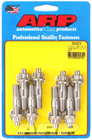 ARP M10 X 1.25/1.50 X 55mm broached stud kit 8pcs