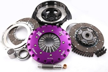 Xtreme Performance Nissan Z (Z34) - 230mm Sprung hub Organic Twin Plate Clutch Kit Incl Flywheel 1000Nm