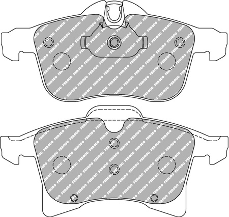 Ferodo Racing DS2500 brake pad front FCP1640H HOLDEN COMBO Box XC OPEL ADAM ASTRA H Estate GTC Saloon TwinTop CORSA C D E MERIVA B ZAFIRA B Van VAUXHALL Mk V H Hatchback Sport Hatch H ASTRAVAN IV G II C F25 TOUR