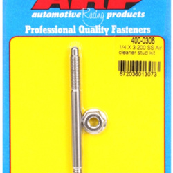 ARP "1/4"" x 3.200 SS air cleaner stud kit"