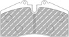 Ferodo Racing DS3000 priekinės stabdžių kaladėlės FCP560R AUDI 80 PORSCHE 911 964 993 928 944 959 968 993,