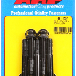 Śruby ARP M8 x 1.25 x 50 hex black oxide bolts (5pcs)