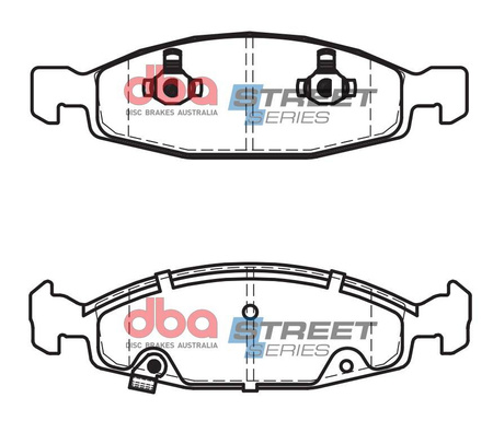 DBA Brake Pads Utcai sorozat első fékbetétek Kerámia - DB1715SS JEEP Grand Cherokee