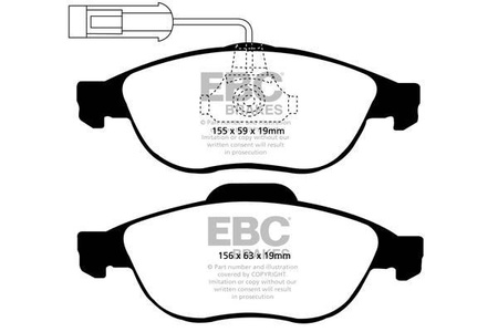 DP31153C - EBC Brakes REDSTUFF sorozatú fékbetét szett