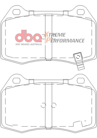 Brake Pads Xtreme Performance ECE R90 certified Hawk HB545x.564 front - DB1520XP HONDA Integra Not UK DC5 NISSAN 350Z Skyline V35 V35 Stagea C34