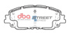 Brake Pads Street Series Ceramic front - DB2449SS LEXUS UX250h TOYOTA Camry Rav 4