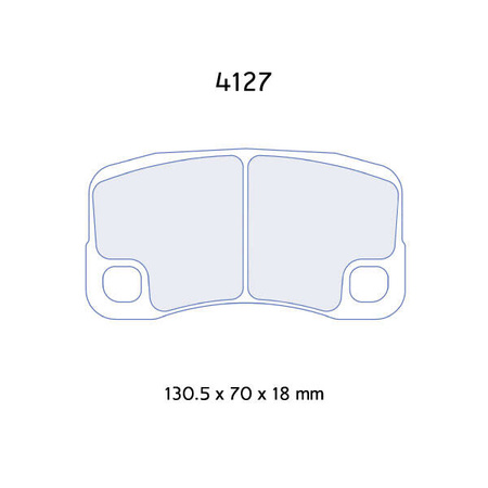 Carbone Lorraine RC8 brake pads - Porsche 997 3,8 GT3 Cup (07-)