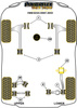 Regulowana tuleja tylnego górnego wahacza  Powerflex Black Series Ford Kuga Models & Kuga (2007-2012) PFR19-810GBLK