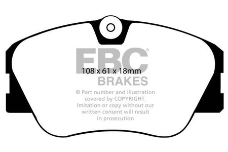DP3577C - Ein Satz Bremsbeläge serie REDSTUFF EBC Brakes