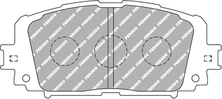 Klock hamulcowe Ferodo Racing DS2500 przednie FCP4081H TOYOTA YARIS