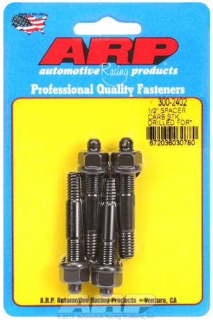 ARP "1/2"" drilled carburetor spacer stud kit"