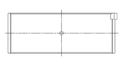 ACL Conrod Bearing Shell VAG 0.50mm (with notch)