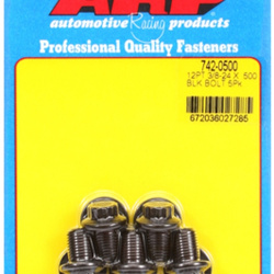 ARP "3/8""-24 x .500 12pt black oxide bolts" (5pcs)