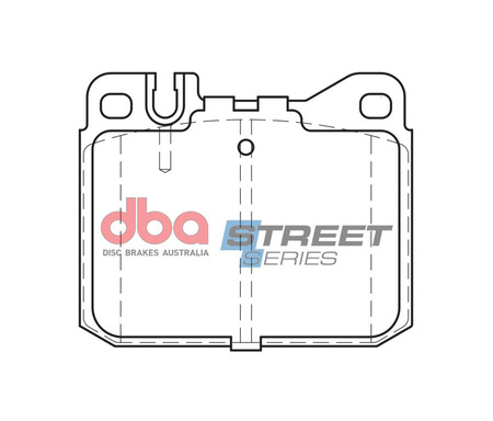 Brake Pads Street Series Ceramic front - DB243SS MERCEDES-BENZ W123 200 T 230 C CE E TE 240 D TD 250 280 300 Turbo W126 260 SE S SEL 380 420 SEC 500 560 MONTEVERDI Tiara VOLKSWAGEN LT