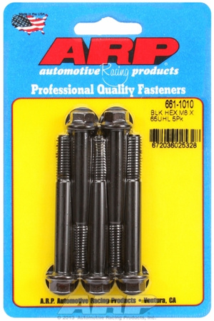 Śruby ARP M8 x 1.25 x 65 hex black oxide bolts (5pcs)